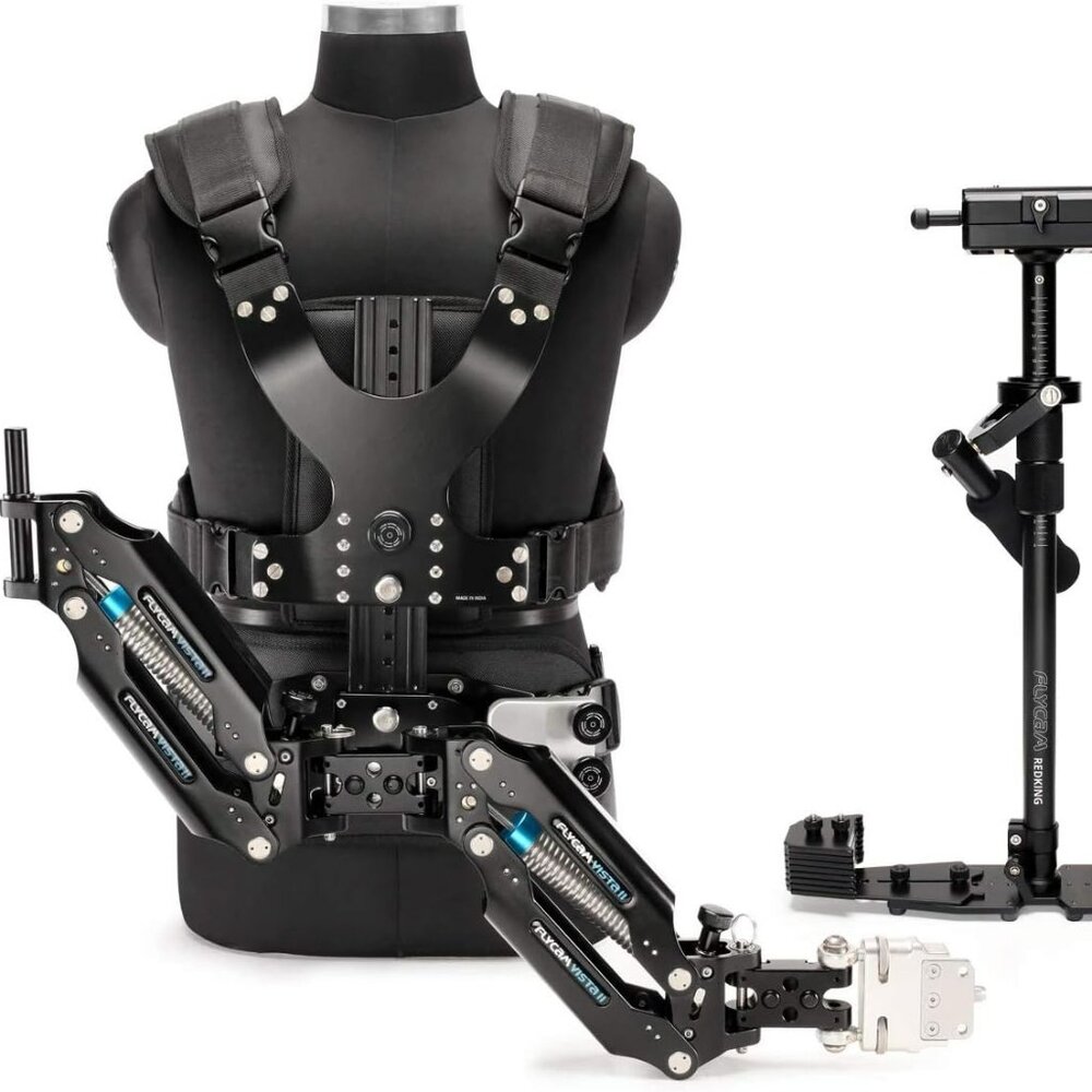 FLYCAM Vista II shock-absorbing arm & body vest with 3-Axis video camera stabili